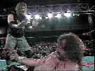 Raven goading Terry Funk at ECW Barely Legal 1997