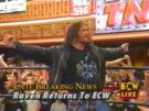 Raven on ECW Syndicated Show - 9/4/99