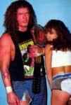 Rvaen and Kimona with the ECW Title